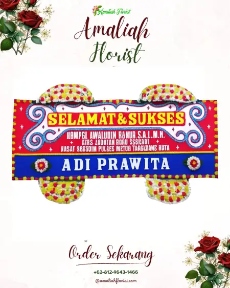 Papan Bunga Ucapan Selamat Cikeduk
